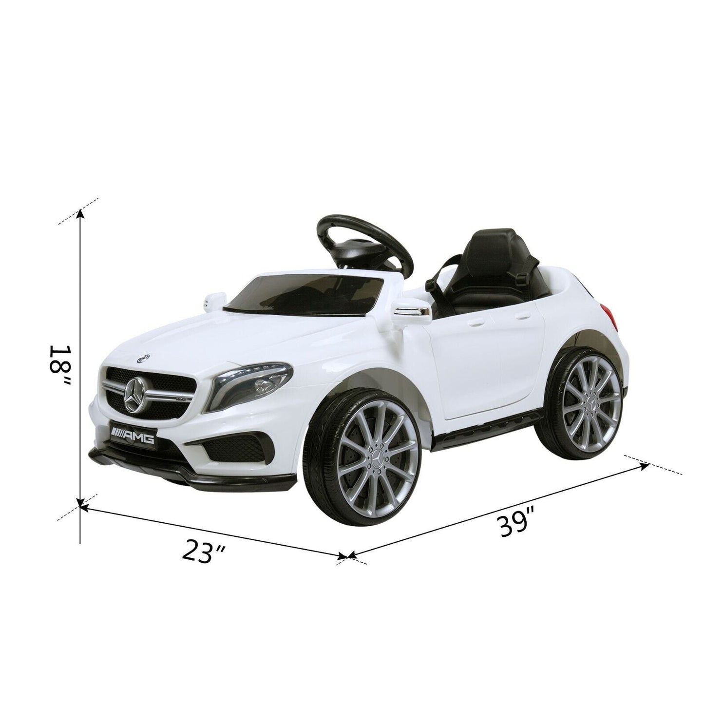 TOBBI Mercedes Benz Electric Ride On Car for Kids with 2.4G Remote Control