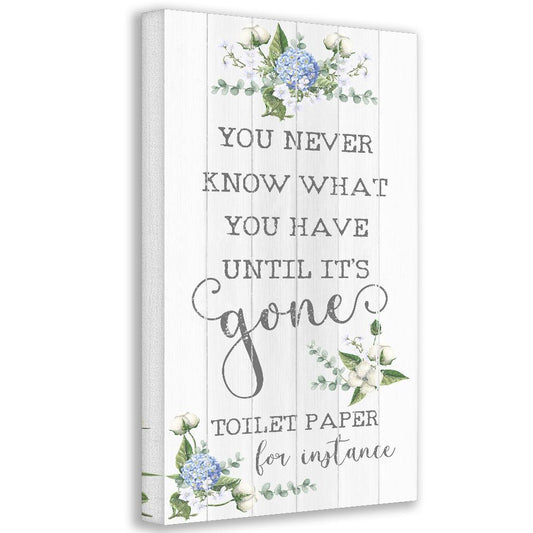 Toilet Paper - Canvas