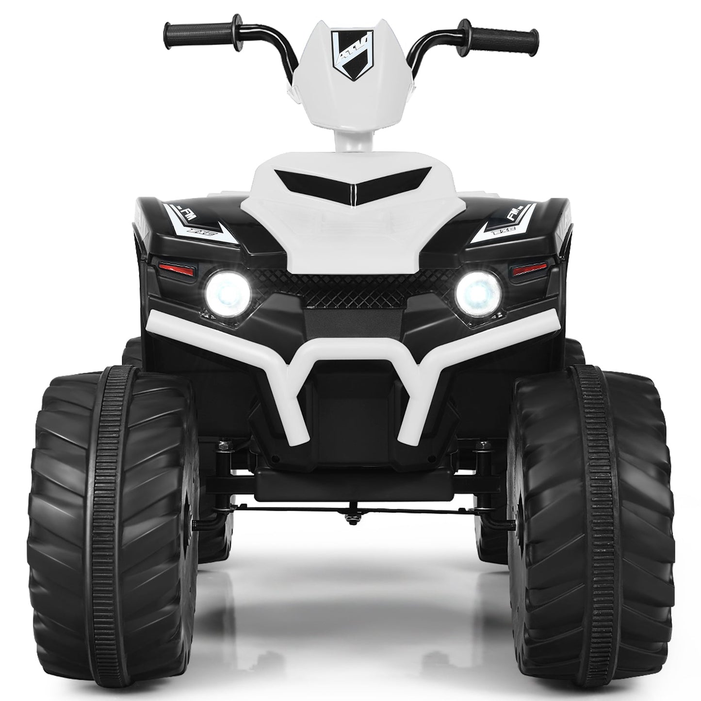 12V Electric Kids Quad ATV Ride-On Car with LED Lights