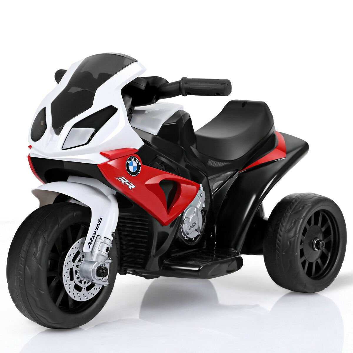 Electric 3-Wheel Kids Ride-On Motorcycle Bicycle 6V with Music and Lights Red