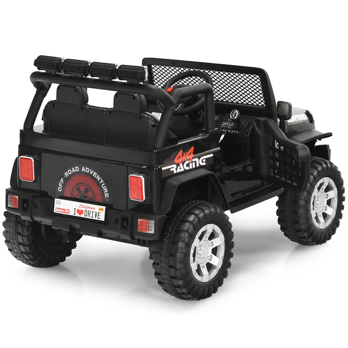 12V Electric Kids Ride-On Truck with Remote Control and Rechargeable Battery