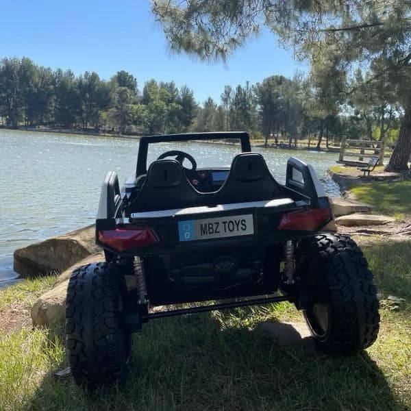 24V Clash XL 4x4 Ride-On Buggy with Rubber Tires and Remote Control, Ages 1-10