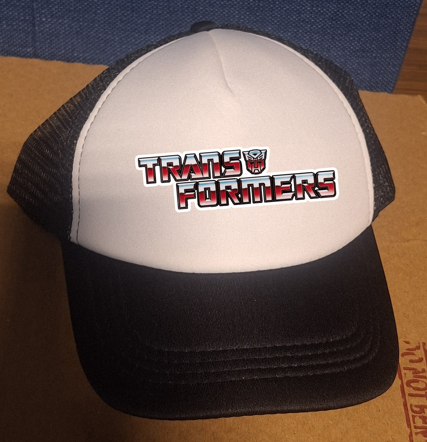 Adjustable Trucker Baseball Hat Transformers Retro 80s Cartoon Logo