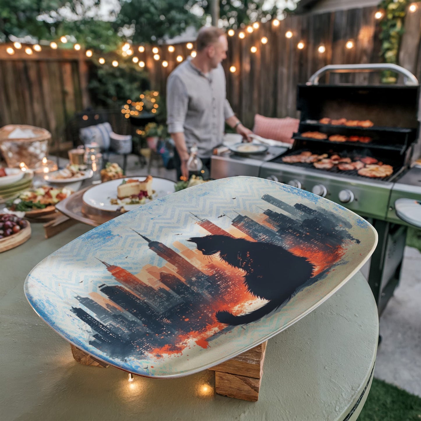 Urban Cat Collectible Serving Platter