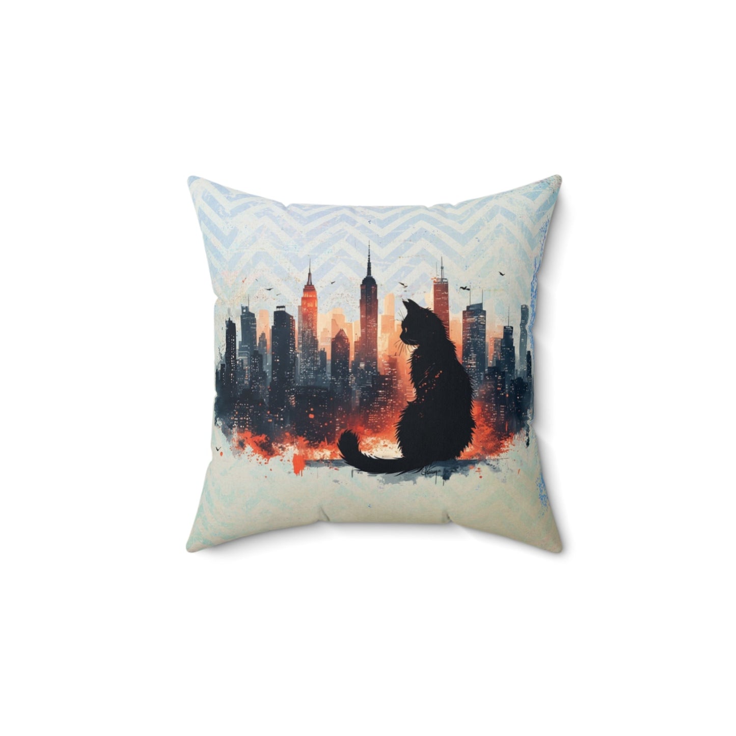 Urban Kitty Decorative Pillow, Home Decor