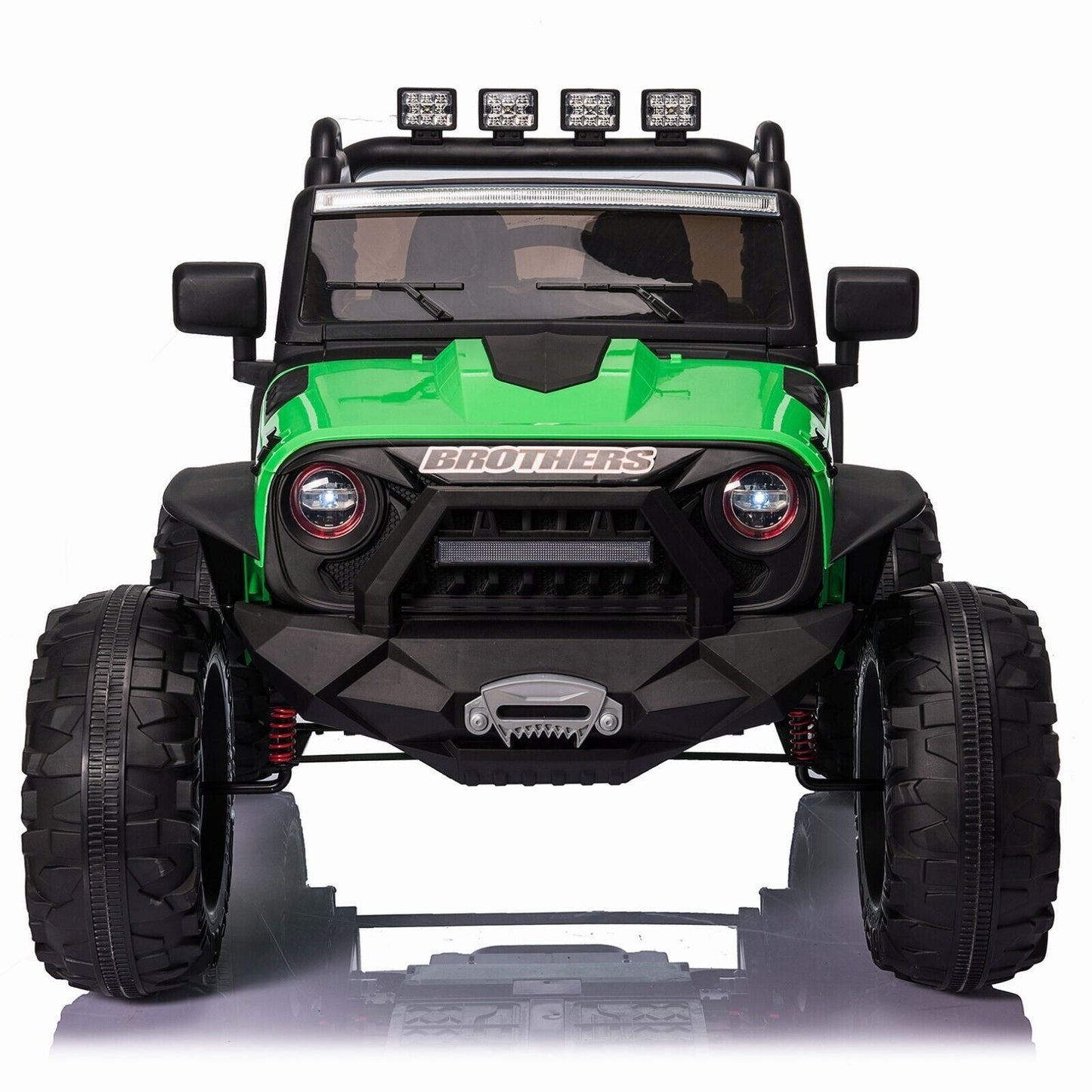 Electric Kids Ride-On Jeep Car with 12V/24V Power Wheels, Music, and Remote Control