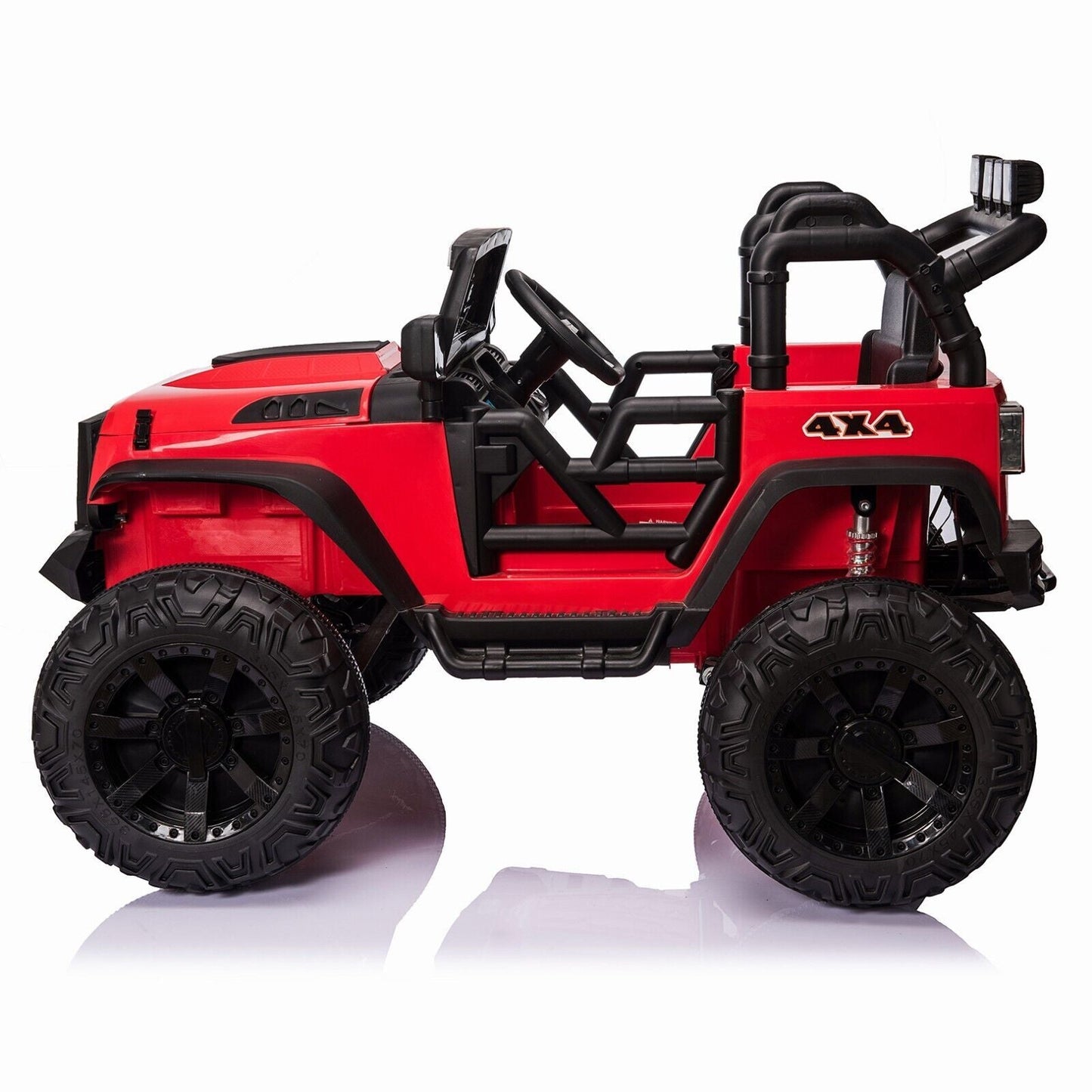 Electric Kids Ride-On Jeep Car with 12V/24V Power Wheels, Music, and Remote Control
