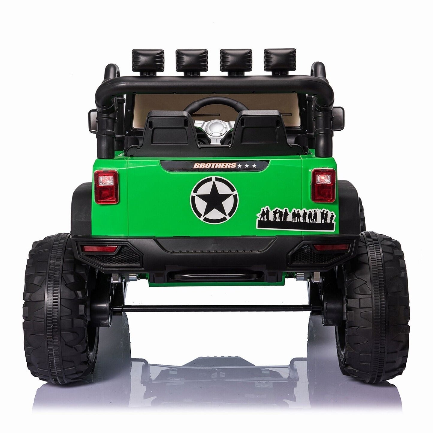 Electric Kids Ride-On Jeep Car with 12V/24V Power Wheels, Music, and Remote Control