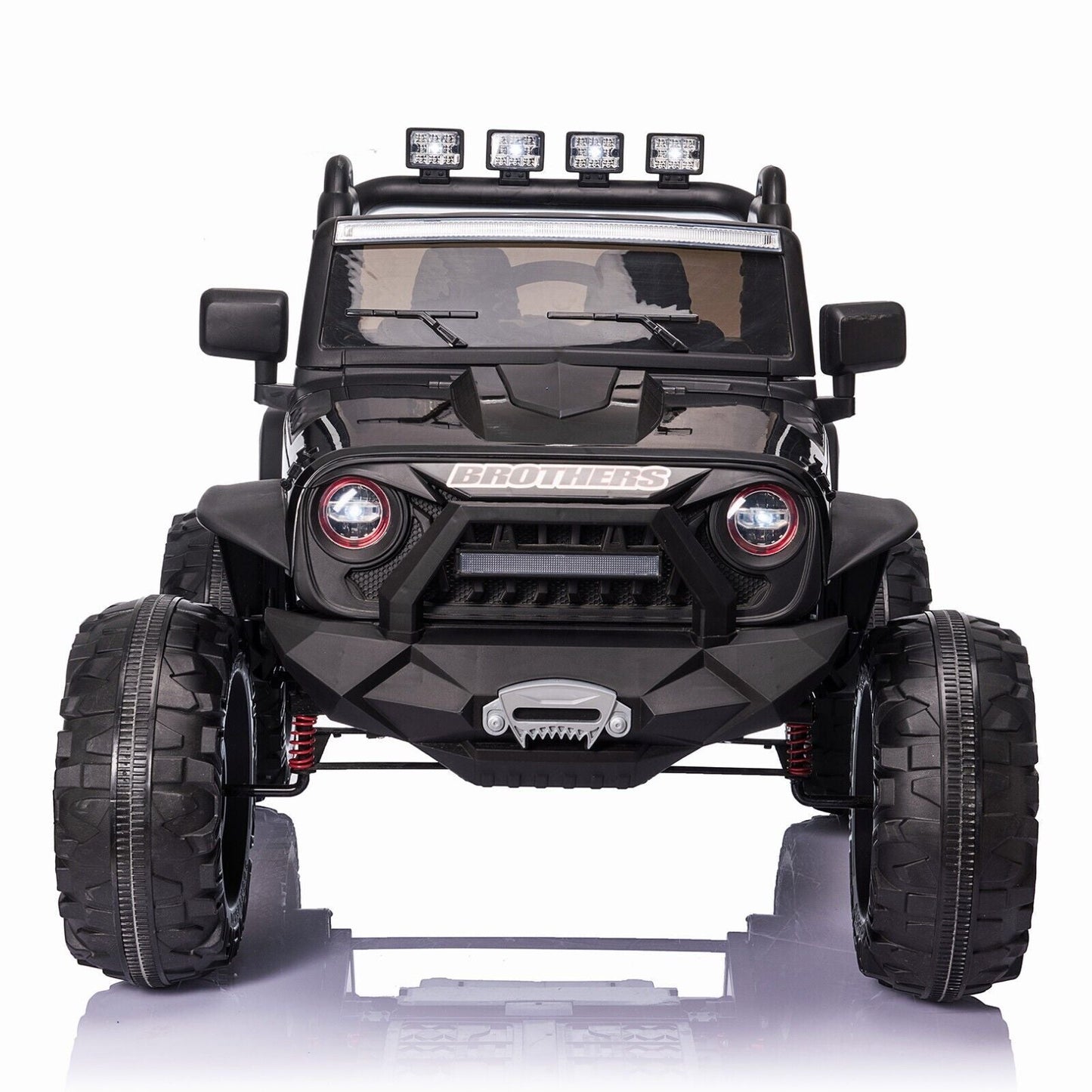 Electric Kids Ride-On Jeep Car with 12V/24V Power Wheels, Music, and Remote Control
