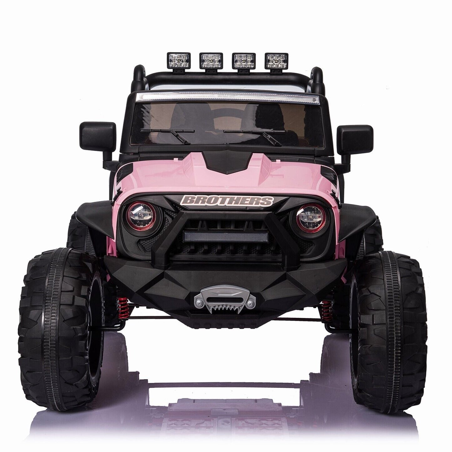 Electric Kids Ride-On Jeep Car with 12V/24V Power Wheels, Music, and Remote Control
