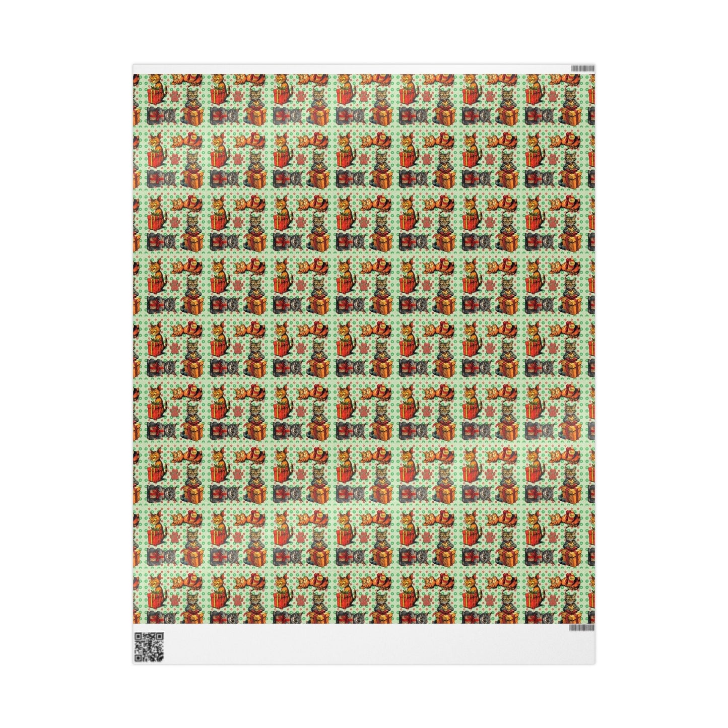 Vintage Cats Christmas Wrapping Paper