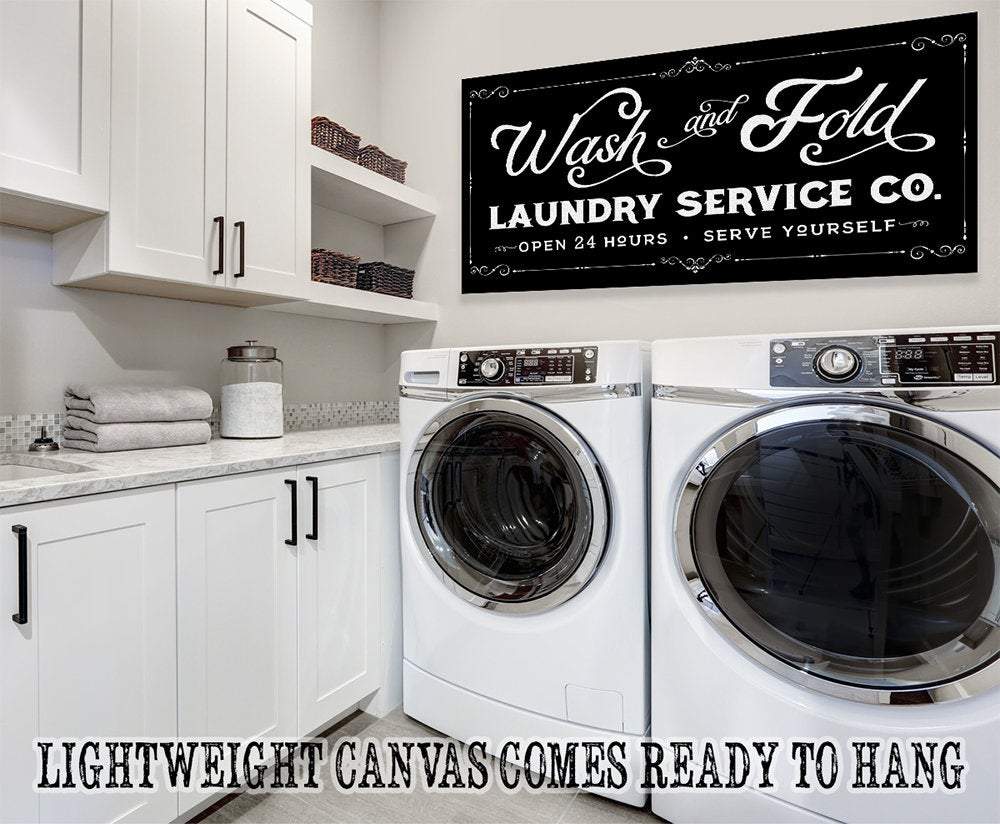 Wash and Fold Laundry - Canvas
