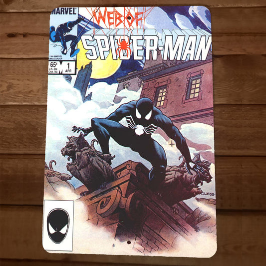 Web of Spider Man 8x12 Metal Wall Sign Comics