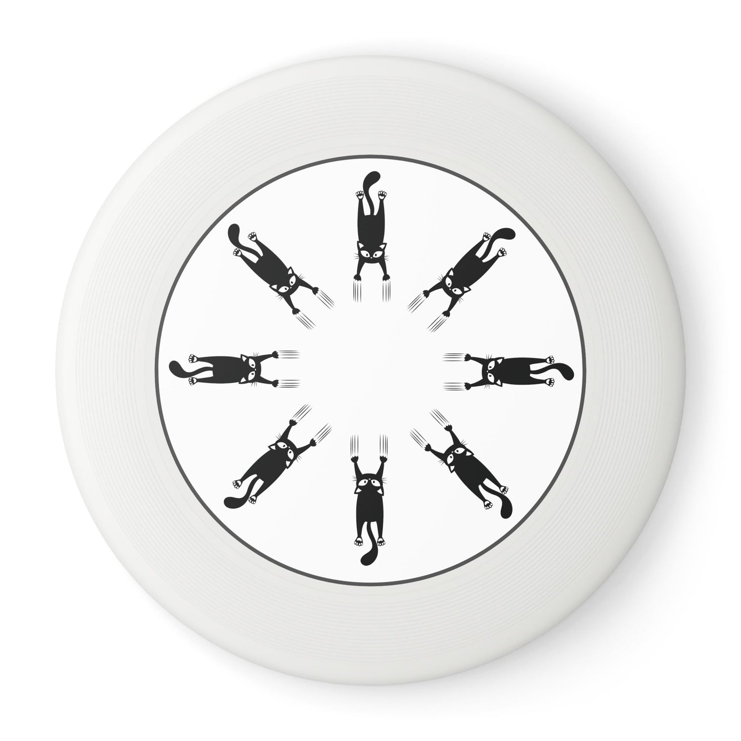 Flying Disc with Fun Cat Design - Perfect for Outdoor Play and Pet Lovers