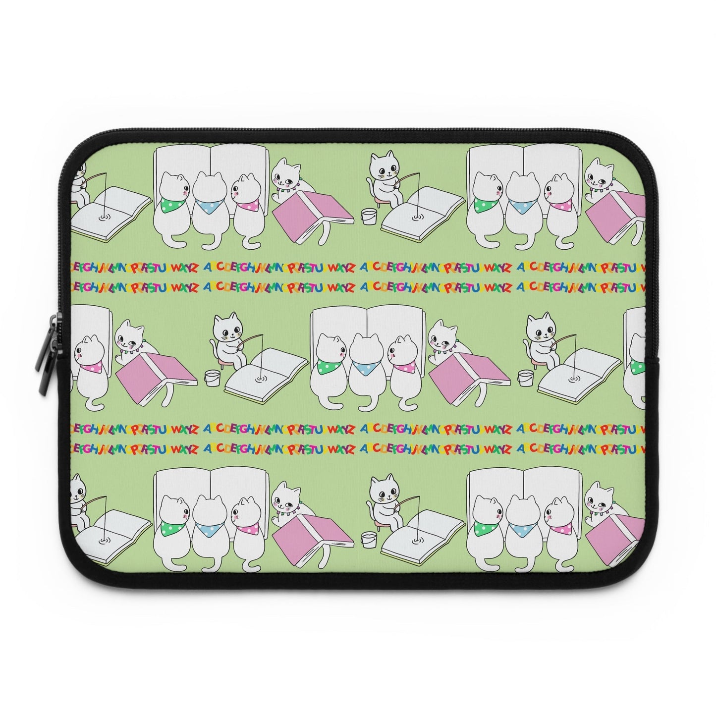 Whimsical Cat Laptop Sleeve