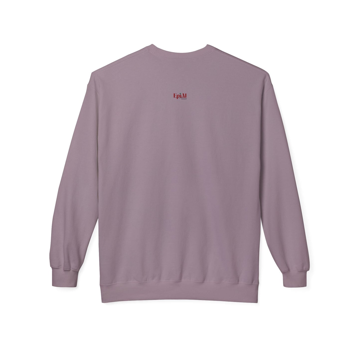 Whimsical Fall Kitty Fleece Sweatshirt for Cozy Autumn Wear