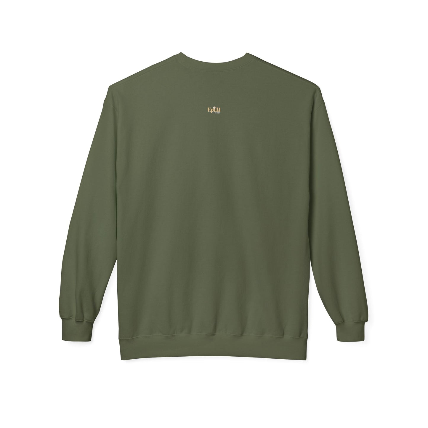 Whimsical Fall Kitty Fleece Sweatshirt for Cozy Autumn Wear
