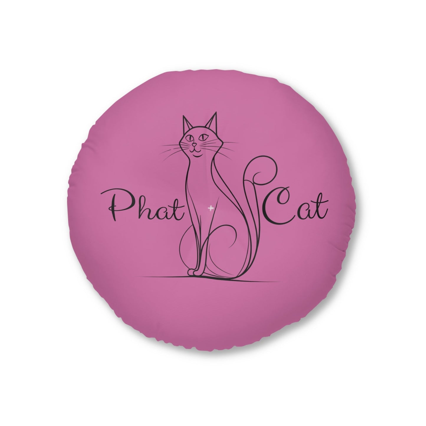 Whimsical Cat Tufted Floor Pillow