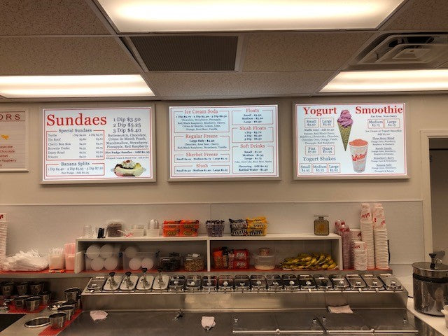 12-PACK Glowbox "World Famous" LED Poster Frames