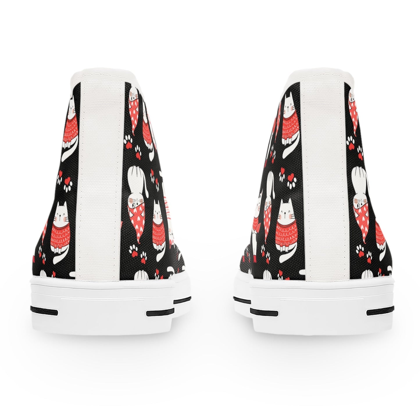 Winter Cats Women's High Top Sneakers