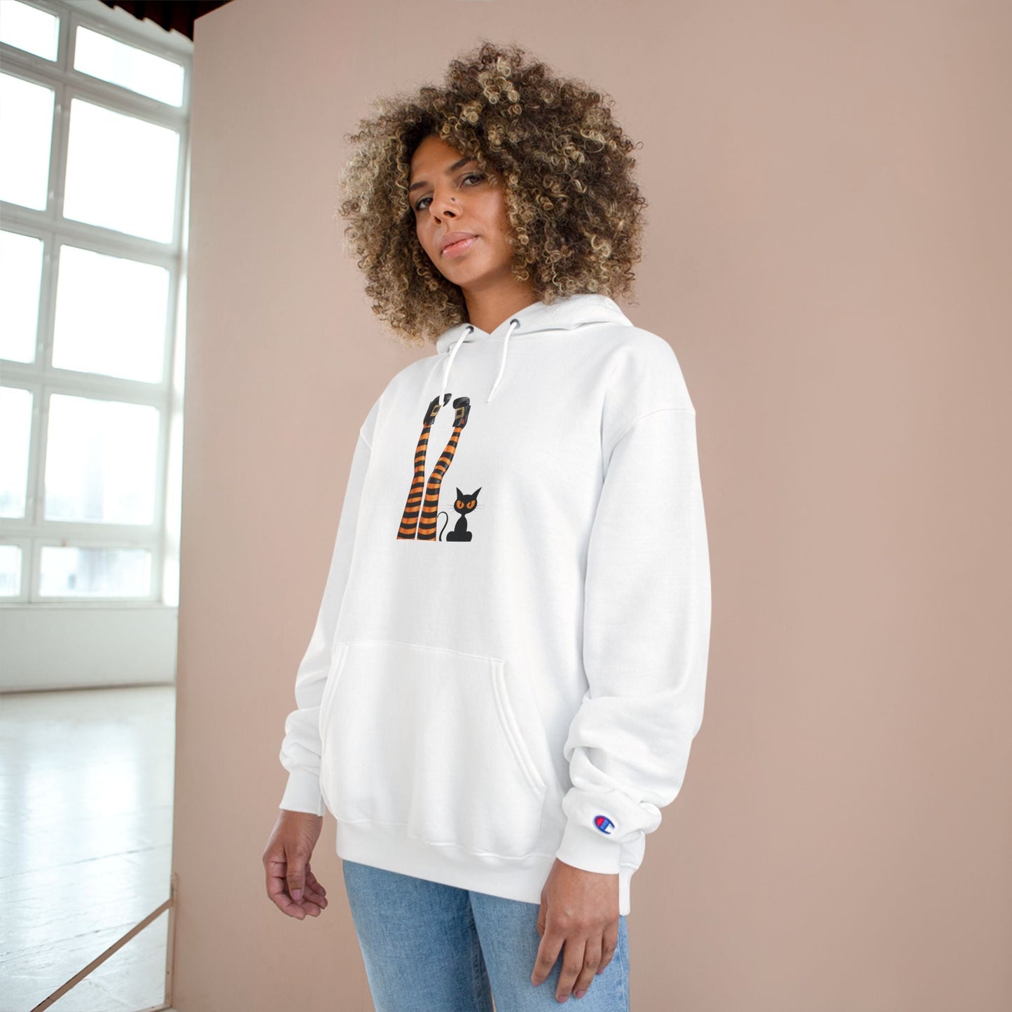 Witchy Cat Lady Legs Hoodie