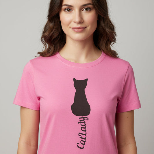 Cat Lady Tee for Women