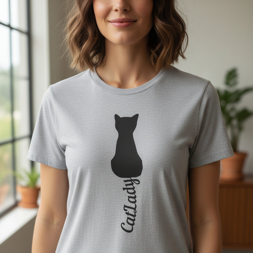 Cat Lady Tee for Women