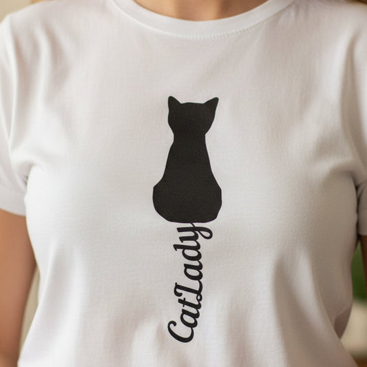 Cat Lady Tee for Women