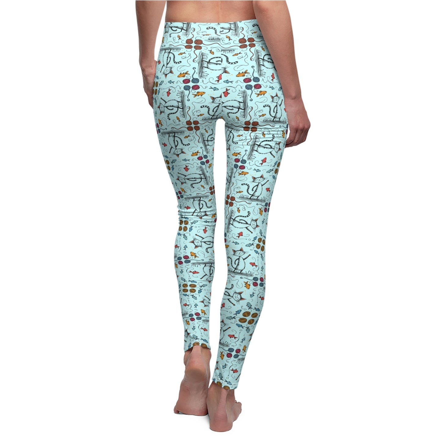 Happy Cat Casual Leggings for Women - Cat Happy Casual Leggings