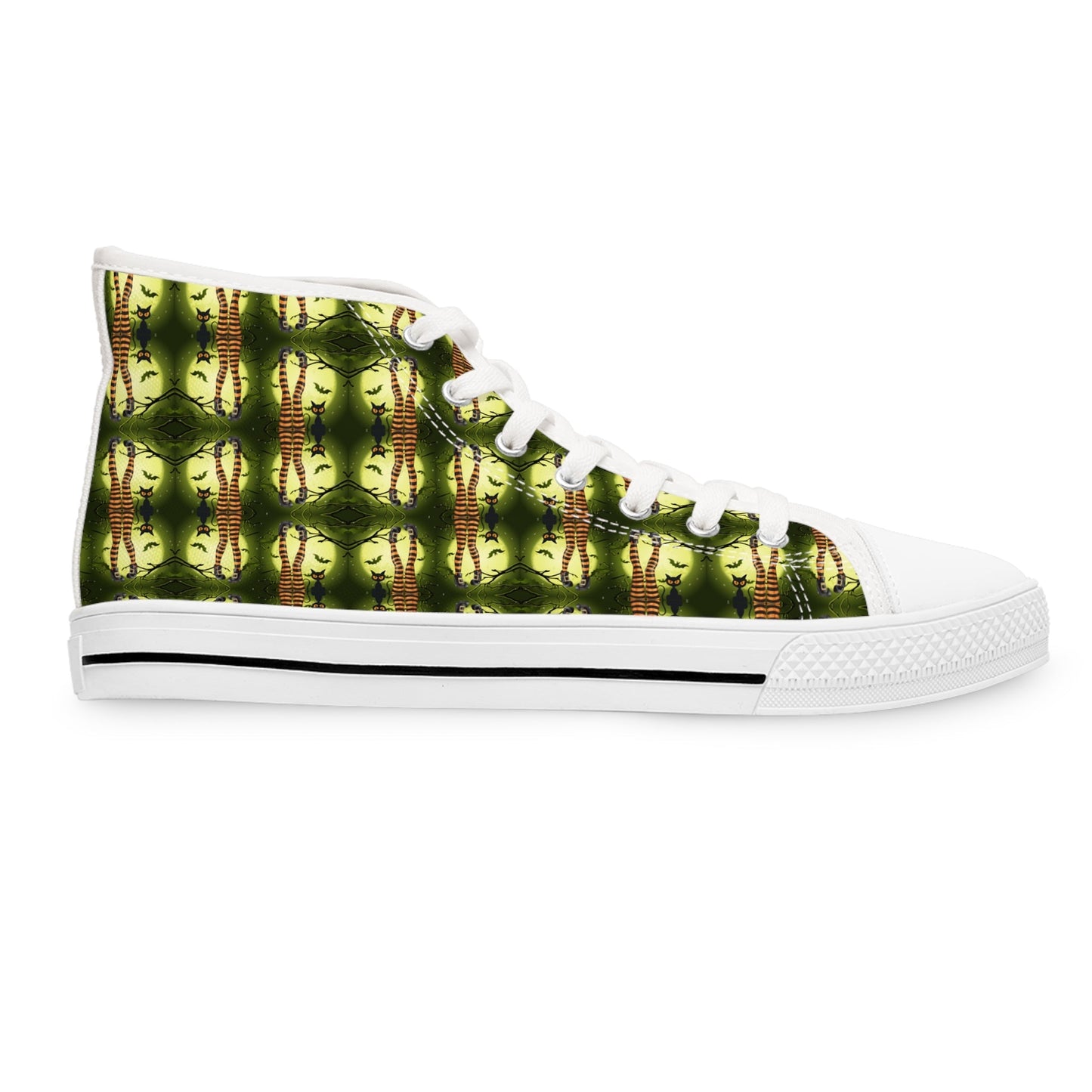 Halloween Cat Lady High Top Sneakers
