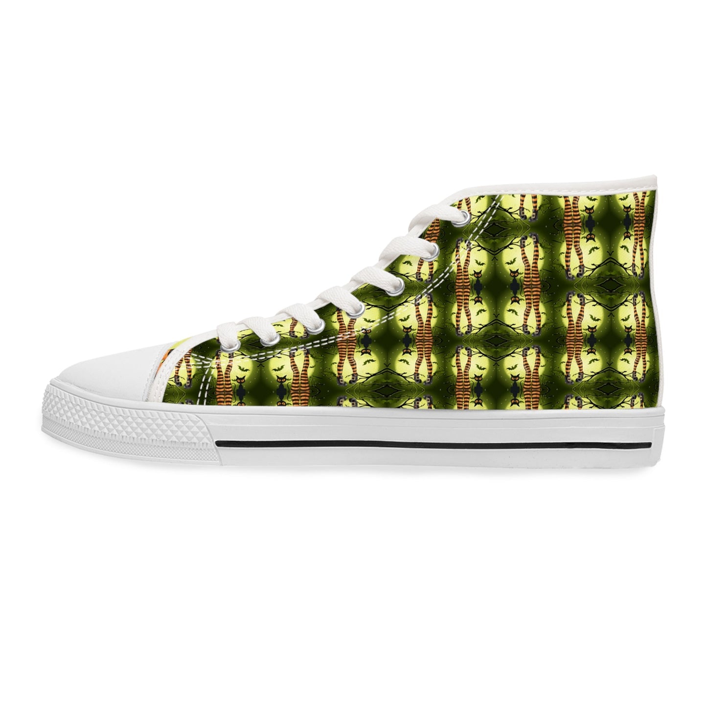 Halloween Cat Lady High Top Sneakers