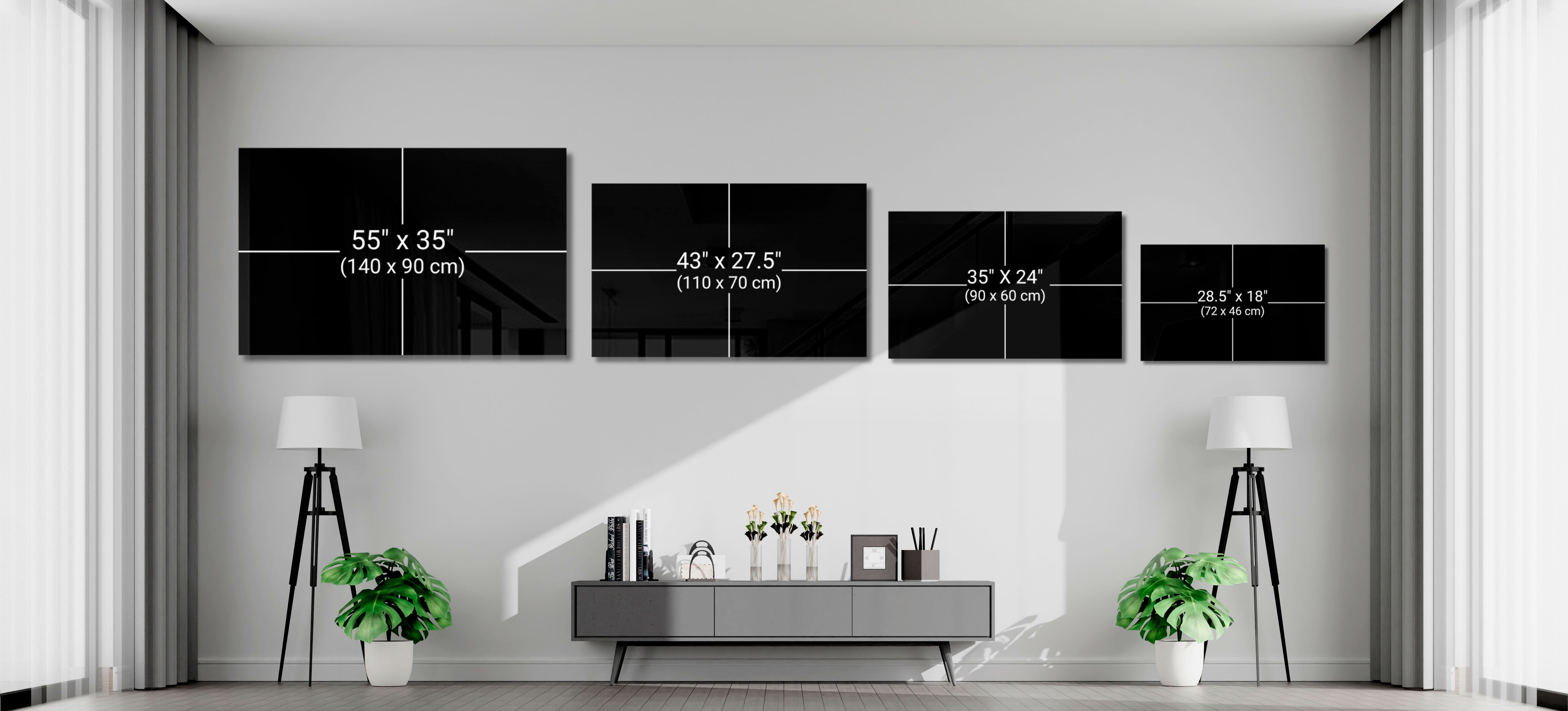 Music Girl Glass Wall Art || Designer Collection – Sign Junky