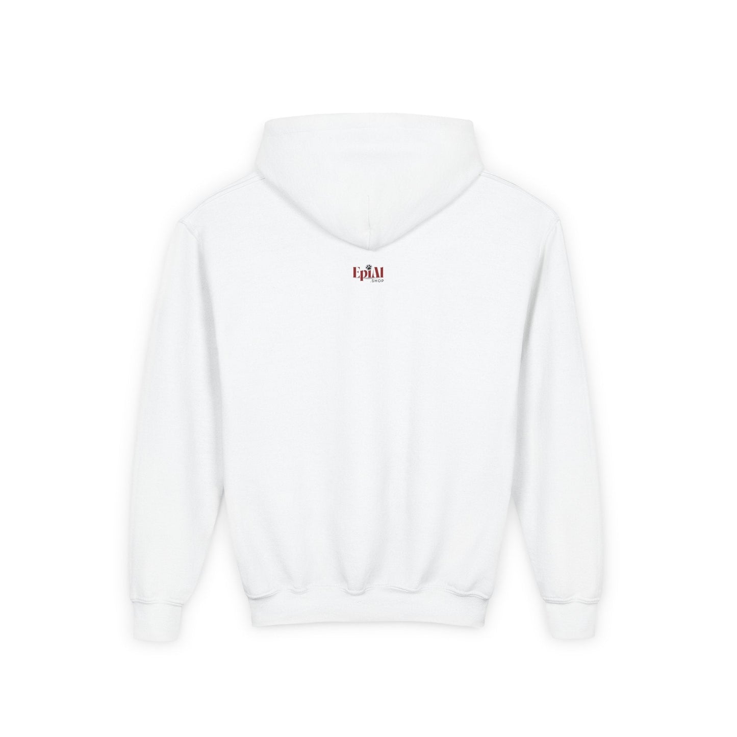 Youth Halloween Ghost & Cat Hoodie for Fun and Festive Celebrations