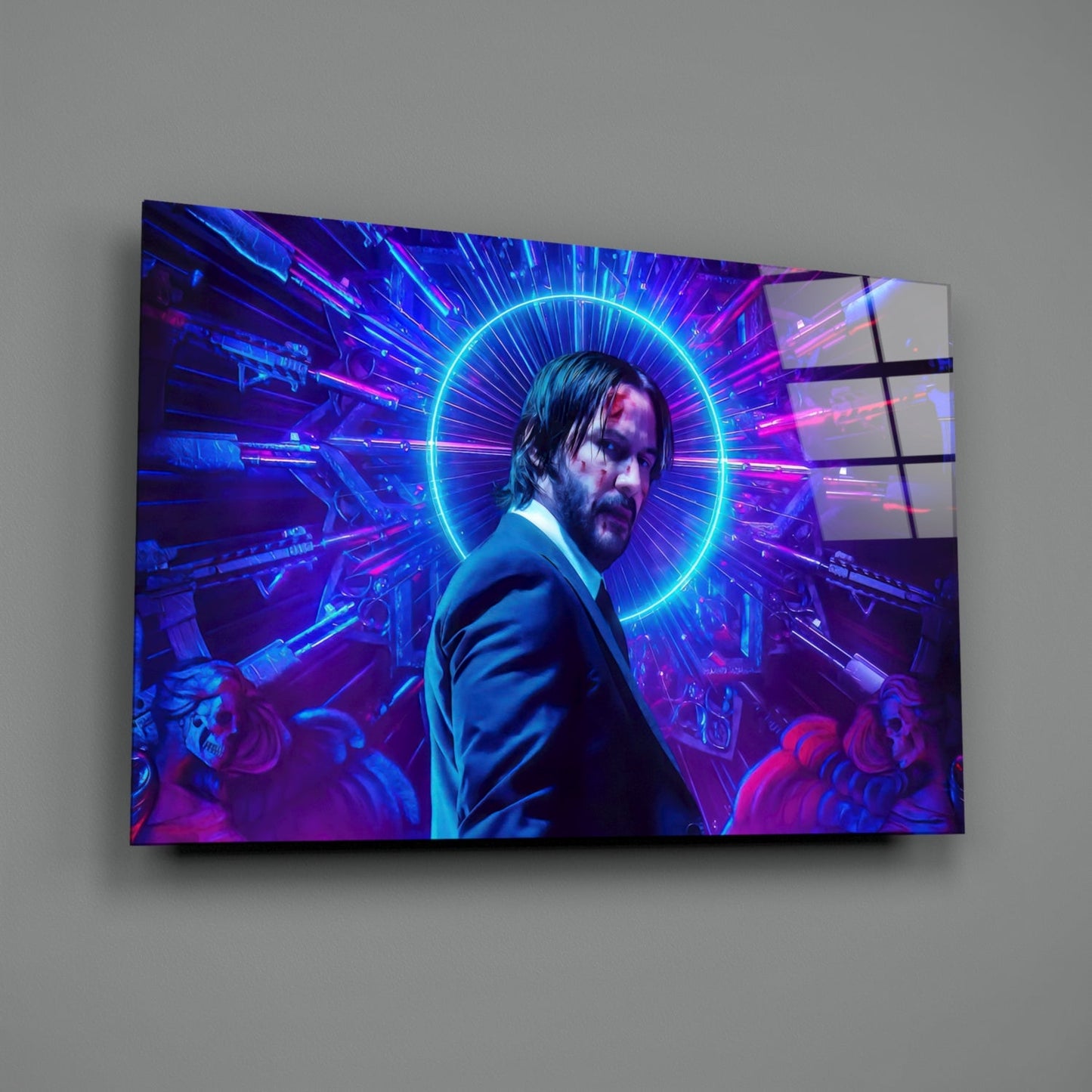 Keanu Reeves Glass Wall Art