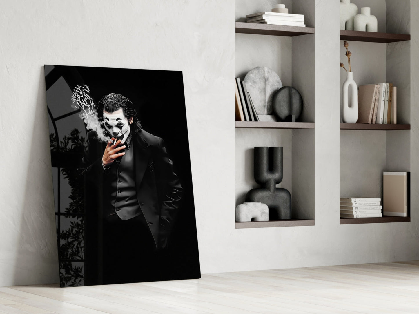 Joker Glass Wall Art