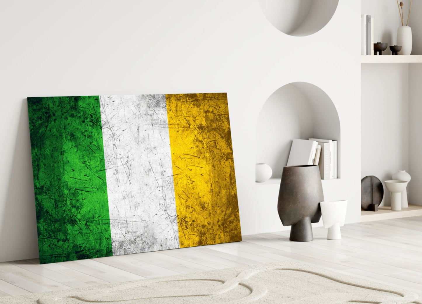 Flag of Ireland Glass Wall Art