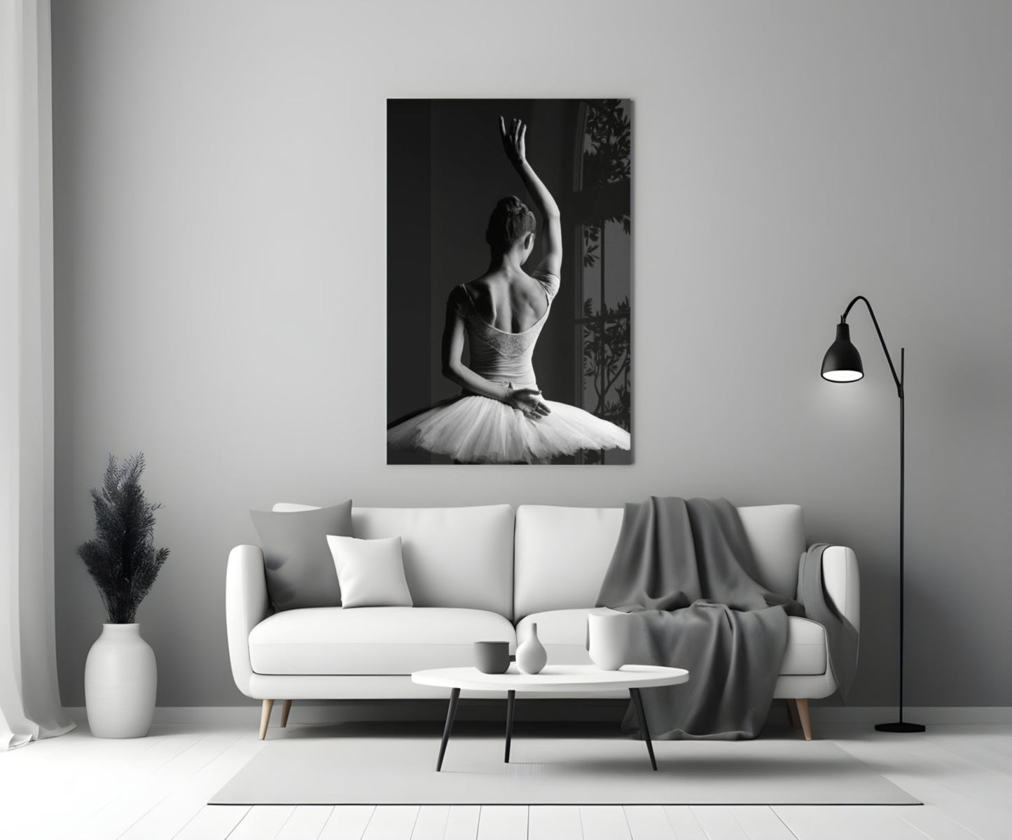 Ballerina Glass Wall Art