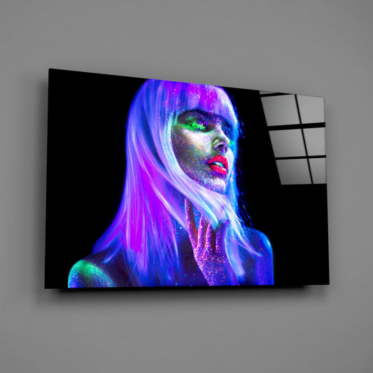 Woman Glass Wall Art