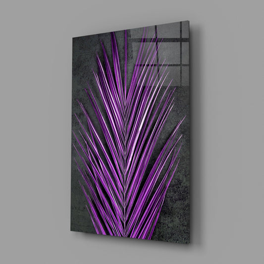 Areca Bunch Glass Wall Art