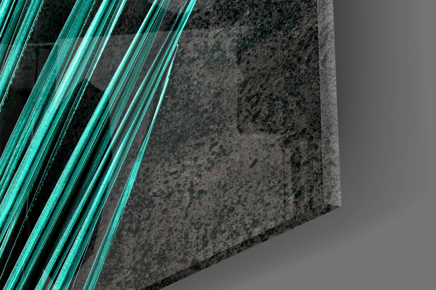 Areca Bunch Glass Wall Art