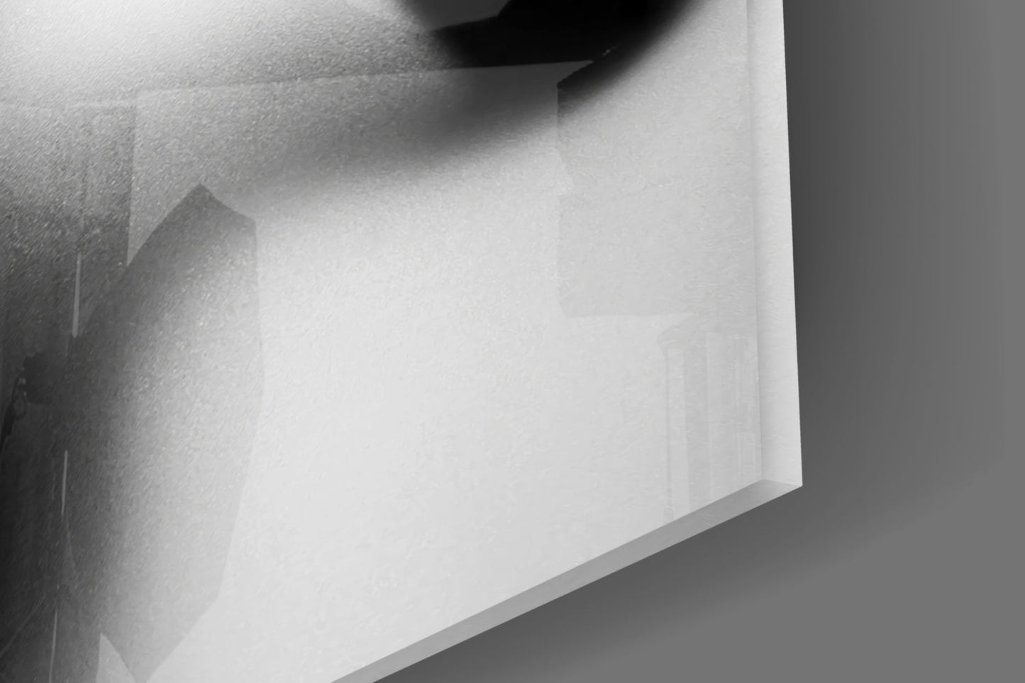Loneliness Glass Wall Art