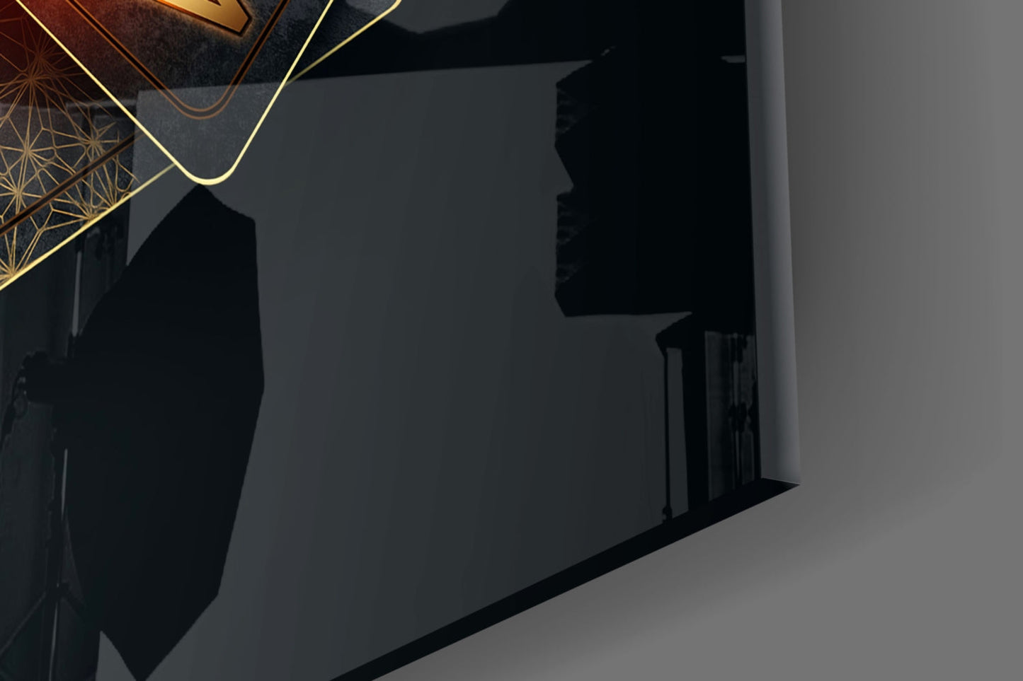 Gambler's Guns Glass Wall Art