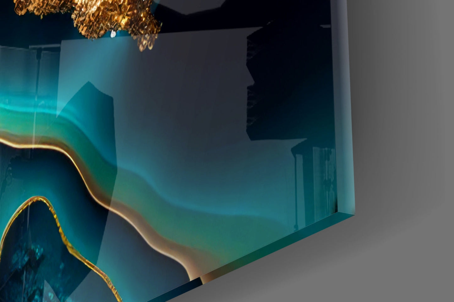 Abstract Art Glass Wall Art