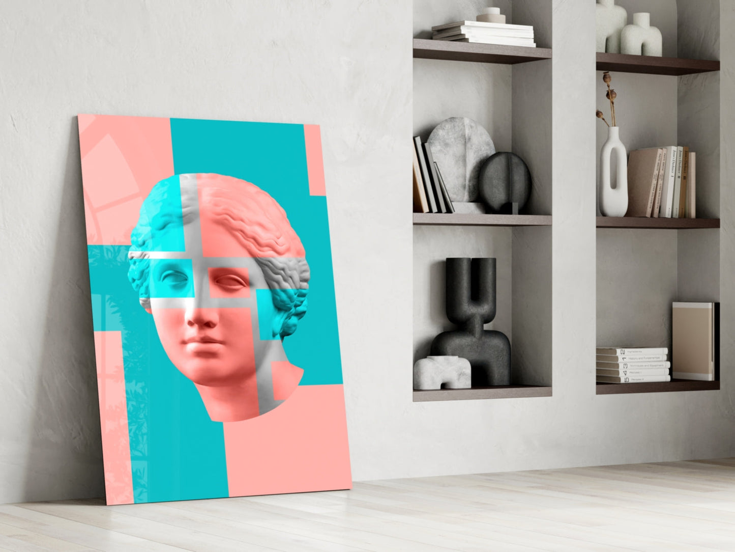 Abstract Art Glass Wall Art