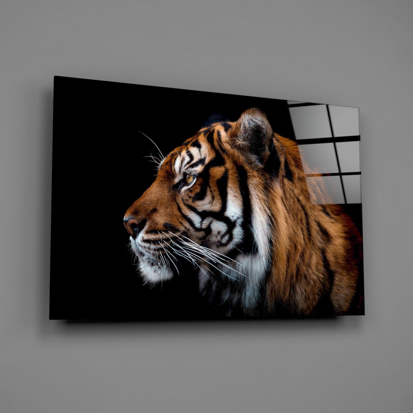 Tiger Glass Wall Art