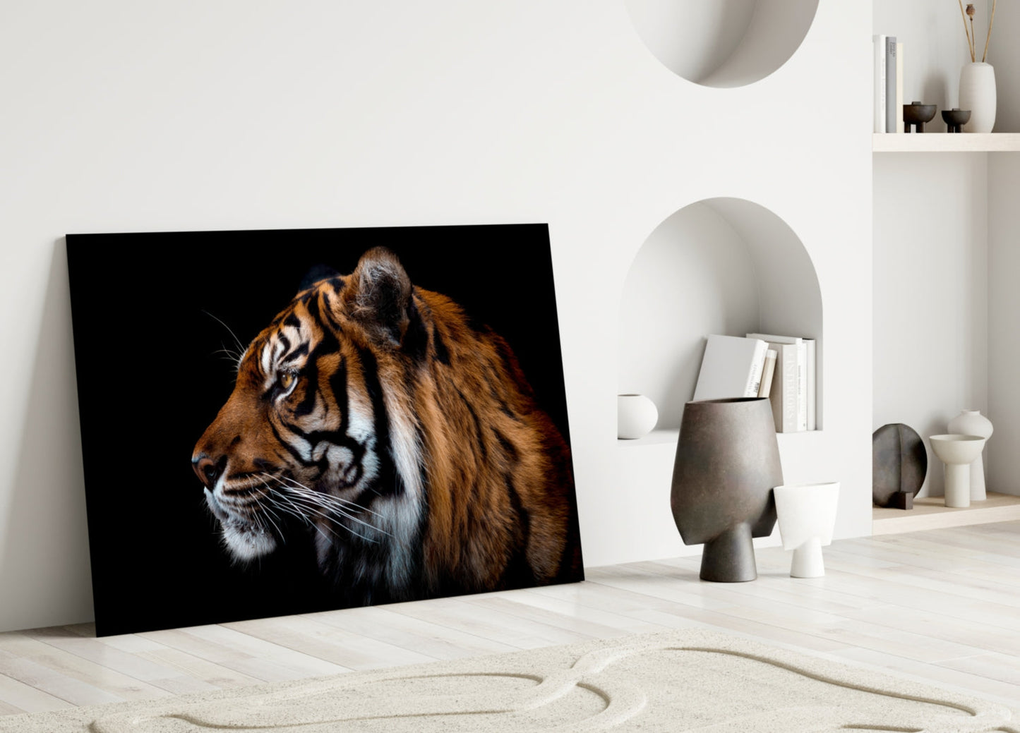 Tiger Glass Wall Art