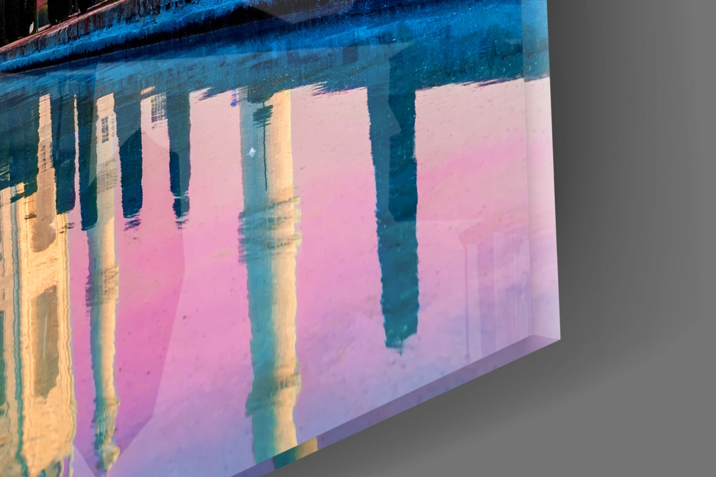 Taj Mahal Glass Wall Art