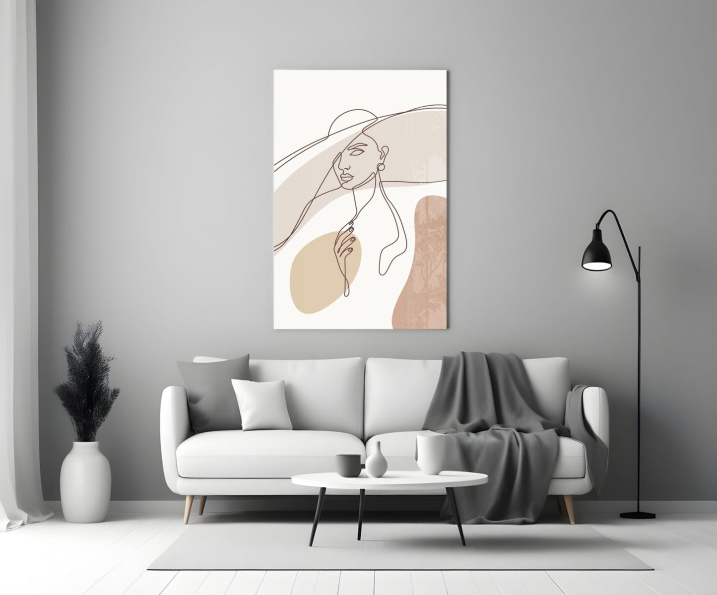 Woman's Art Glass Wall Art