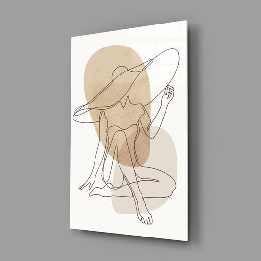 Woman's Art Glass Wall Art