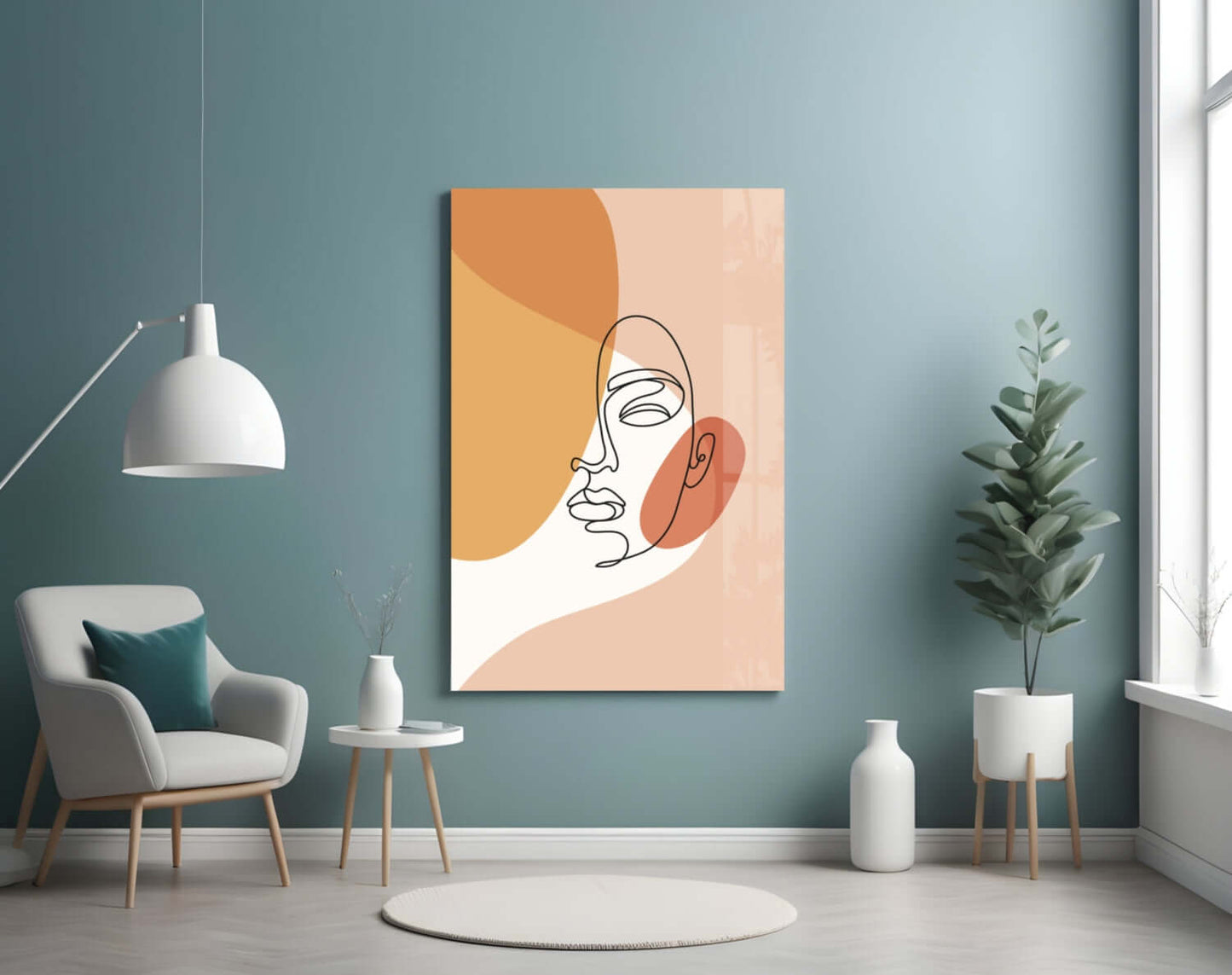Woman's Art Glass Wall Art